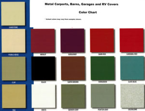 Steel Buildings and Structures Color Chart for Better Buildings