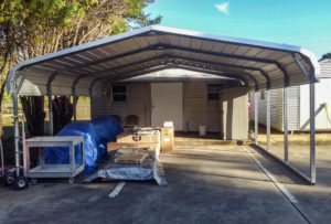 Better Buildings - Large storage carport in Sandersville